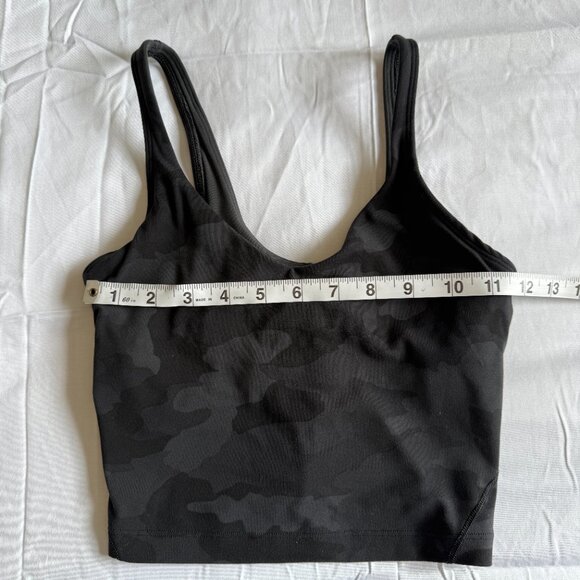 LULULEMON Womens Align Tank Top Camo Deep Coal SIZE 2 - Picture 6 of 8
